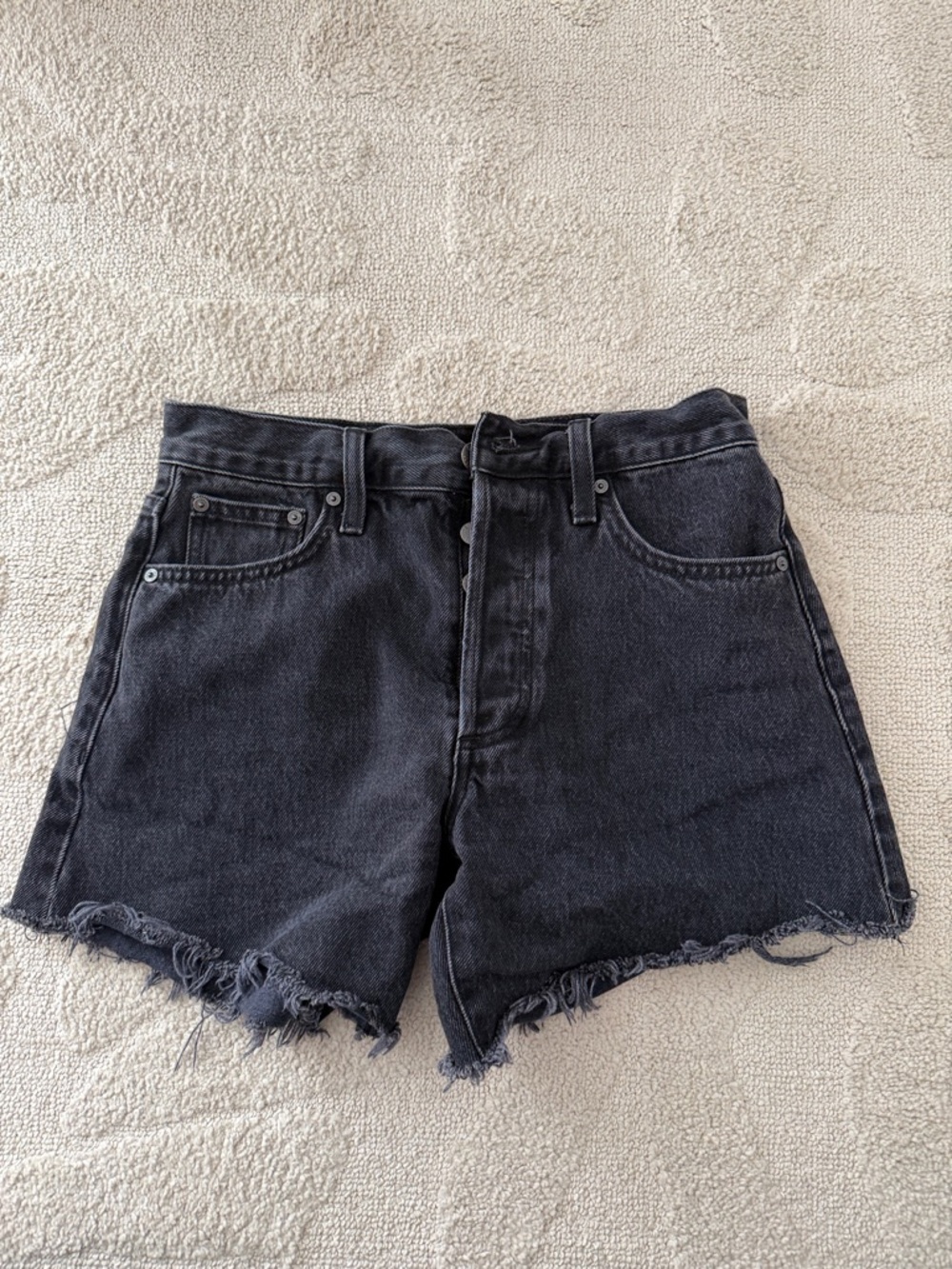 Denim Forum The Ex-Boyfriend Hi Mid Thigh Denim Short